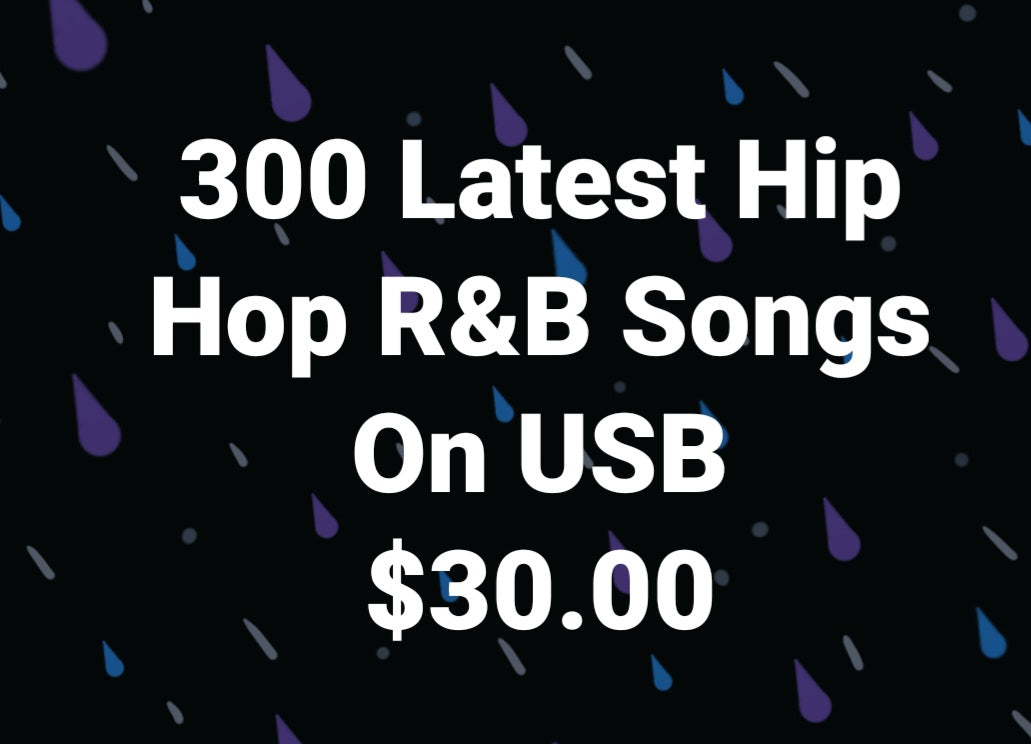 2023 hip hop n rnb USB 200 Songs